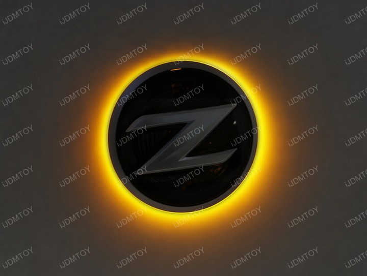 How to Install Z4 Style Nissan 350z 370z LED Side Emblem Illuminating Rings
