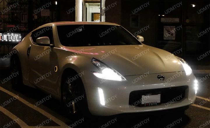 How to Install Z4 Style Nissan 350z 370z LED Side Emblem Illuminating Rings