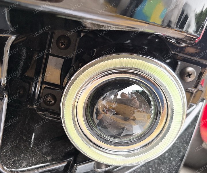 projector fog lights with led halo angel eyes rings for 2018 civic fog light install