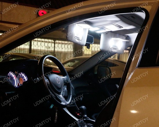 Car Vanity Mirror Lights Sun Visor 29mm 6641 LED Light Bulbs