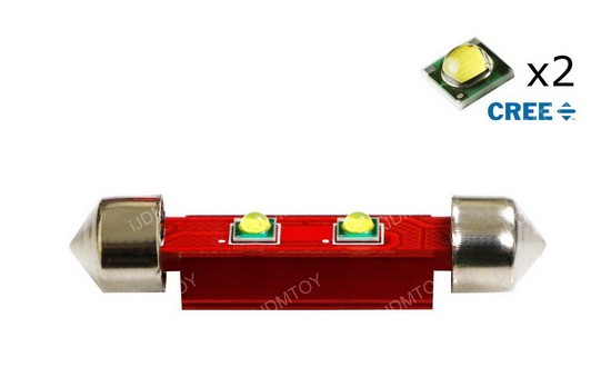 6W High Power CREE XP-E 42mm Festoon LED Bulbs