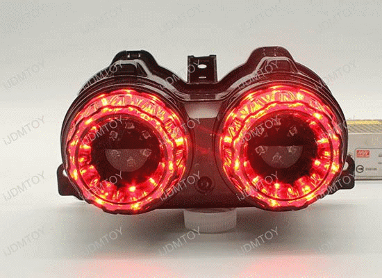 Led License Plate Mount Holder Bracket With Brake Tail Light Koso Yamaha Zuma 125 Bike Led Tail Lights