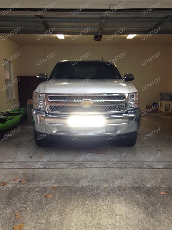 120W High Power LED Light Bar For Chevrolet Silverado 2500HD