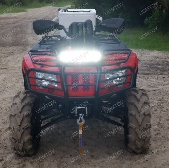 72W High Power LED Light Bar with Mount Bracket For ATV UTV