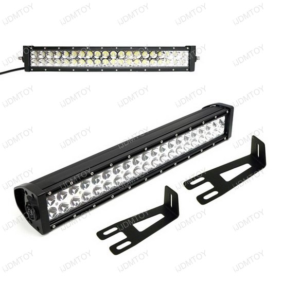 120W White Amber Strobe LED light bar Dodge Ram 3500 2500