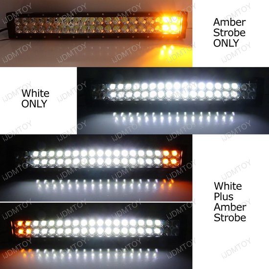 120W Strobe LED Light Bar for Chevrolet 2500HD 3500HD
