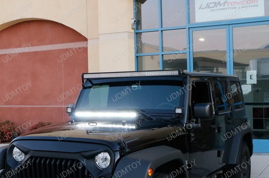 2007-2017 Jeep Wrangler JK 150W High Power CREE LED Light ... wiring harness for cree light bar 