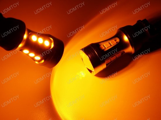 CAN-bus Amber PWY24W LED Bulbs