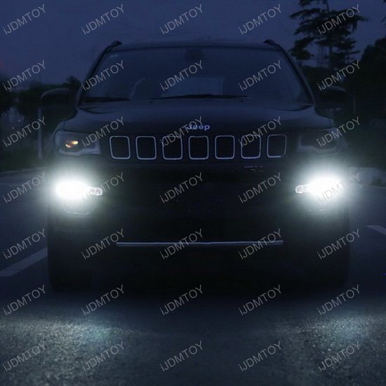 White LED Daytime Running Light Bulbs For 2017up Jeep Compass