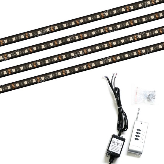 7 Color LED Wheel Well Accent Light With Remote Control