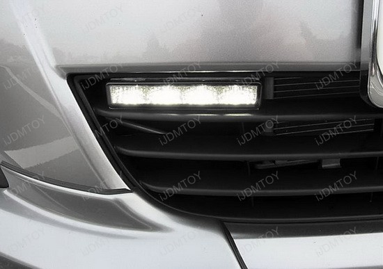 Universal Daylight 4-LED High Power Daytime Running Light Kit
