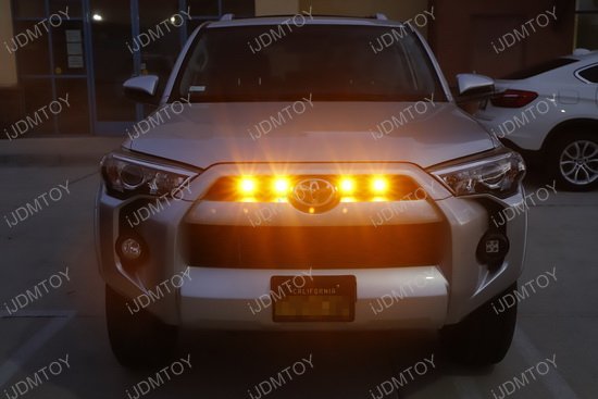 3w led grille lighting kit for toyota fj cruiser 4runner 4runner amber grill lights