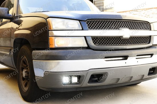 dual led fog light kit for chevrolet avalanche silverado silverado fog light pods