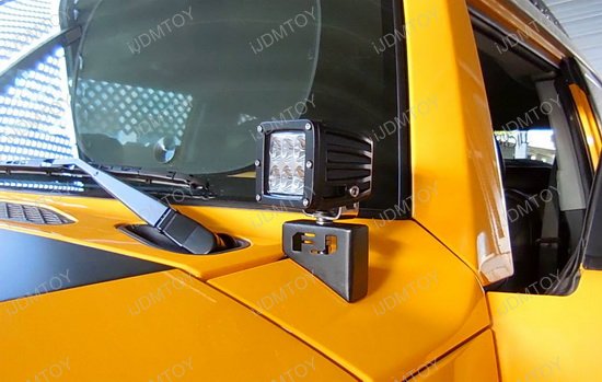 Clearance Toyota FJ Cruiser 48W CREE LED Cowl Lighting Kit ... box in light bar wiring harness 