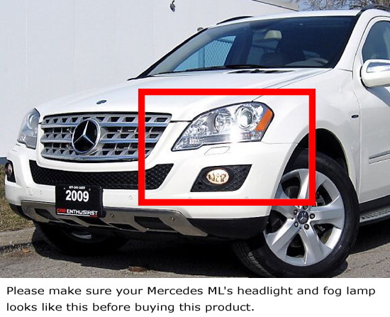 Mercedes ml daytime running lights #7
