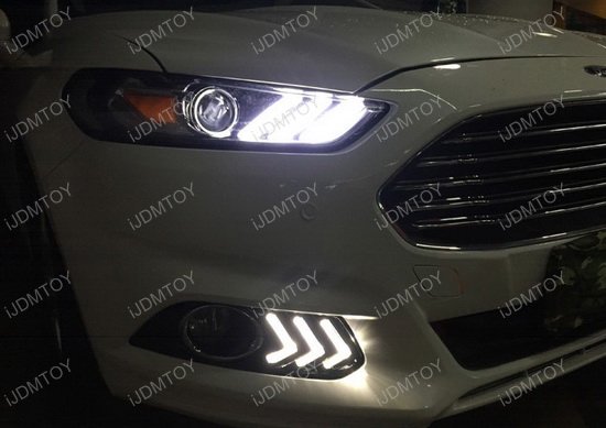 Mustang Headlight Style Ford Fusion Led Daytime Running Lights High Led Daytime Running Lights For Ford Fusion