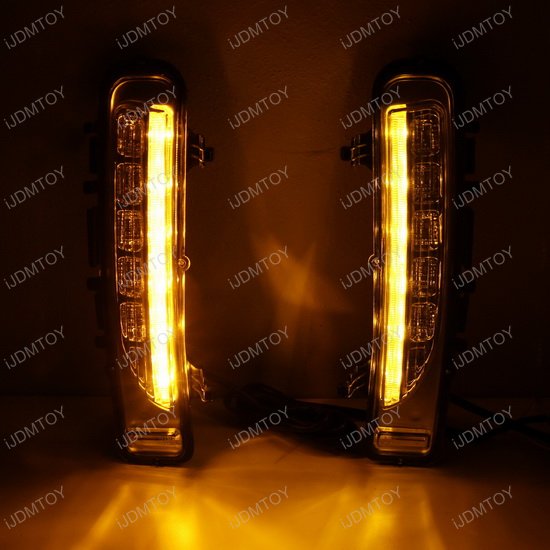 Ford Edge White Amber Switchback High Power Daytime Running Lights