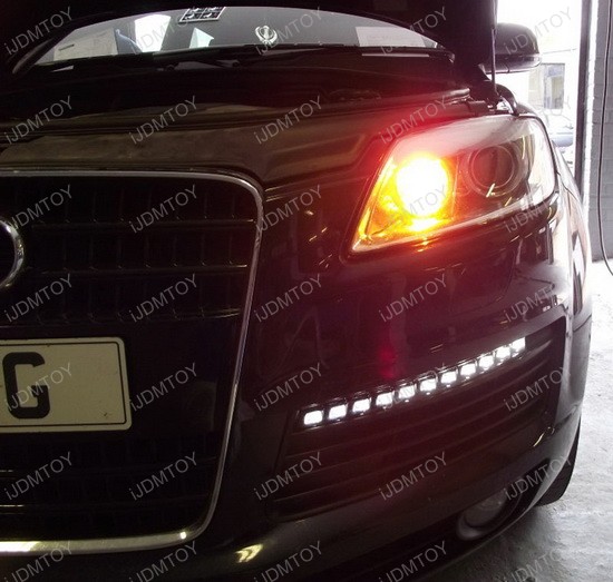 Audi Q7 OEM Fit LED Daytime Running DRL Lights LED Day Lights