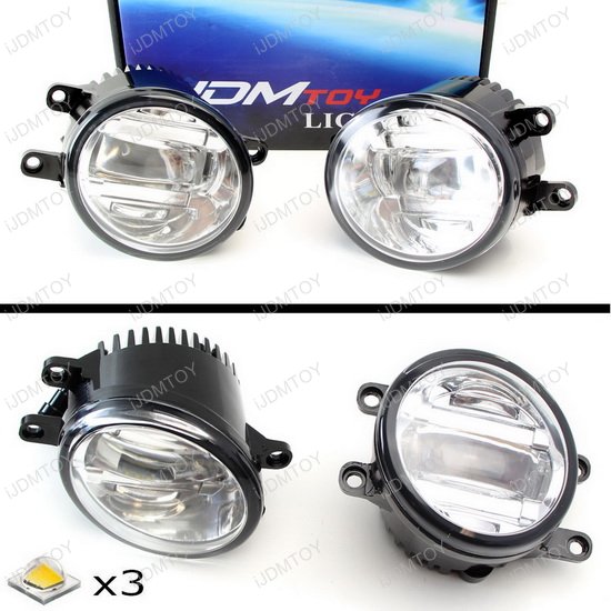 201011 Toyota Prius High Power LED Fog Lights Assembly Kit w/ Wiring