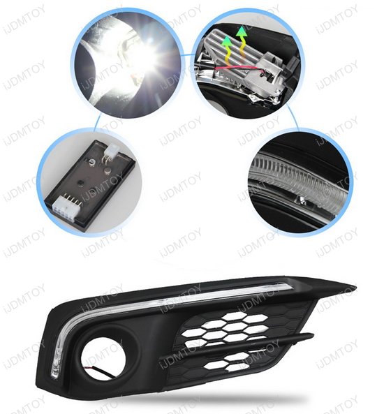 OEM Fit LED Daytime Running Lights For 2016up Honda Civic Sedan Coupe