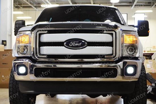 Ford F-250 OEM Fit 40W High Power CREE LED Fog Lamps Assy