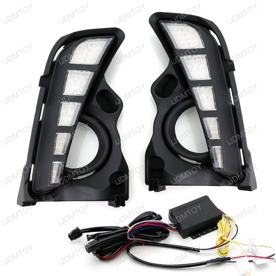 2017up Toyota Highlander Switchback LED Daytime Running Light Kit