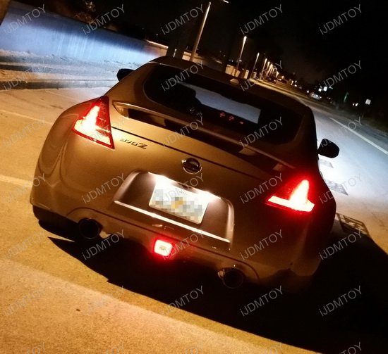 2009up Nissan 370Z LED 4th Brake Rear Fog Light Reverse Lamp DIY