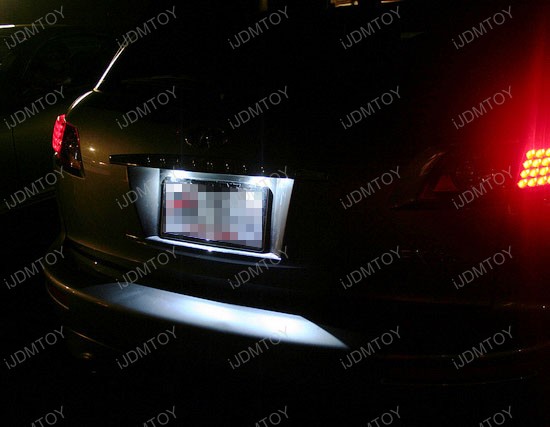 Nissan Infiniti Exact Fit LED License Plate Lamps