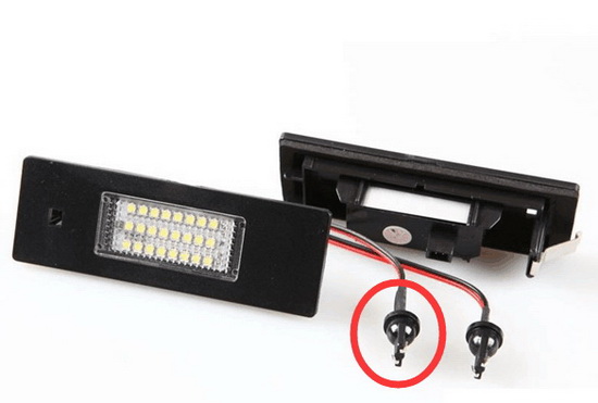 OEM Replacement BMW LED License Plate Lamps