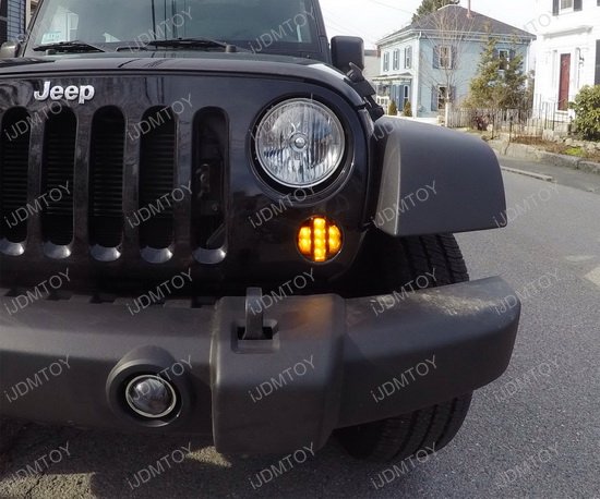 LED Daytime Lights/Turn Signal Lamps For Jeep Wrangler JK
