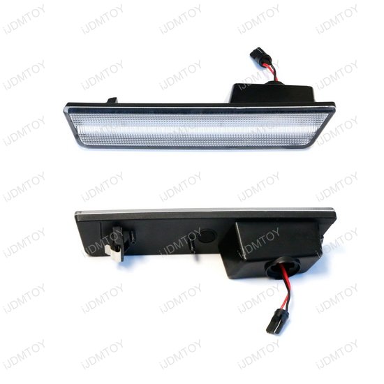 Dodge Challenger Front Side Marker Lamps with Amber LED Lights