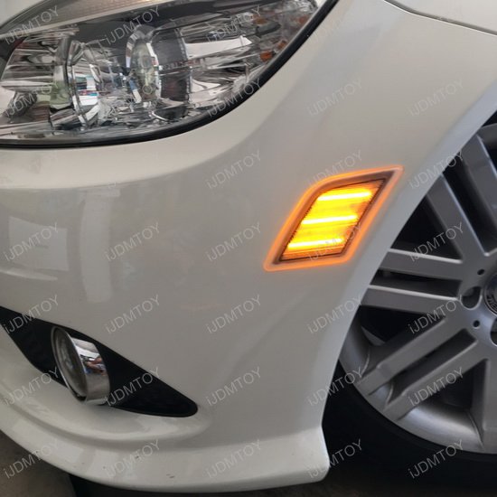 Mercedes W204 C250 C300 C350 Amber LED Side Marker Lamps