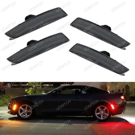 Chevrolet Camaro Front Rear Side Marker Lamps with LED Lights