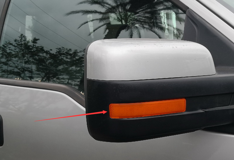 20092014 Ford F150 Amber LED Side Mirror Marker Lights Set