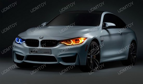 BMW 2 3 4 5 Series Concept M4 Iconic Style LED Angel Eye Kit angel eyes wiring harness kit 