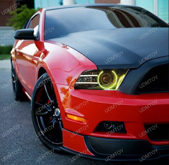 MultiColor RGB LED Angel Eye Halo Ring Kit for Ford Mustang