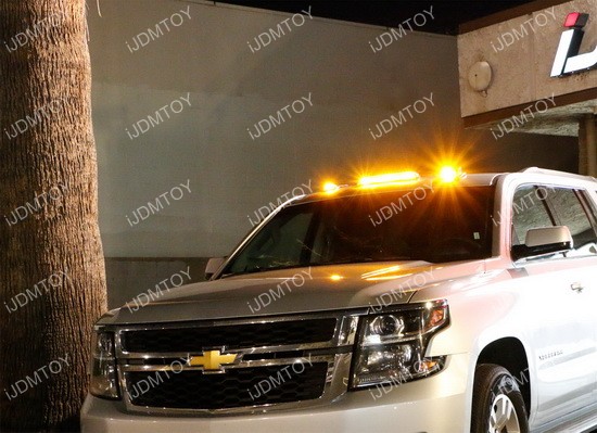super bright clear or smoked roof marker cab led light for rv led marker lights