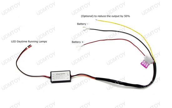 LED Daytime Running Lights DRL Module Box