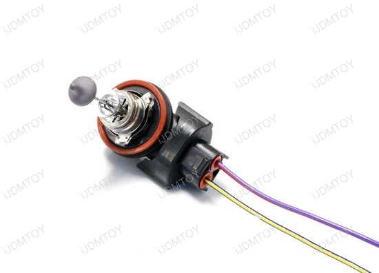 OEM H11 H8 Female Adapters Wiring Harness Sockets For ... 9006 bi xenon wiring harness 