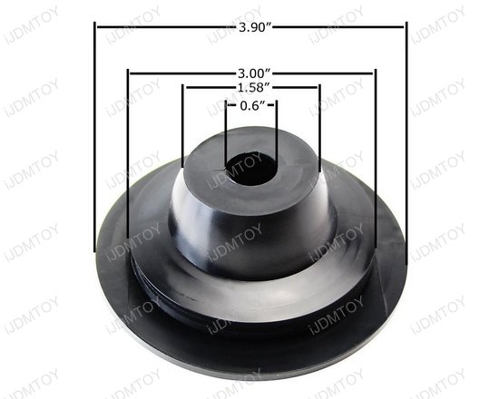 Headlight Rubber Cap