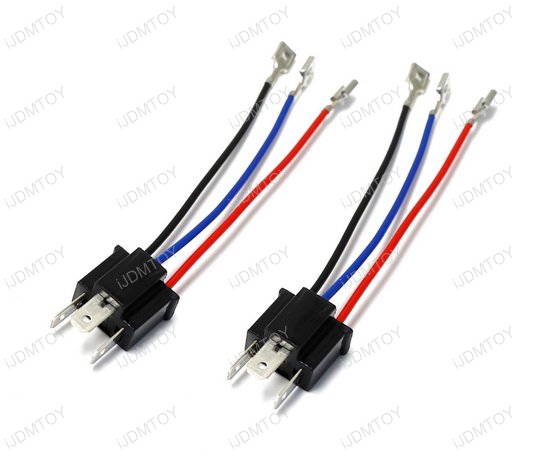 H4 to H13/9008/9007 Polarity Headlight Conversion Adapter Wiring Kit