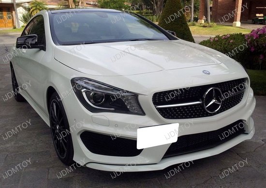 How to install front license plate on mercedes #6