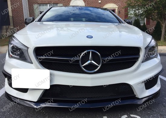 How to install front license plate on mercedes #4