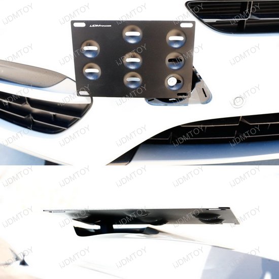 No Hole Tow Hook License Plate Mount For BMW X1 X3 X4 X5 X6 E89 Z4