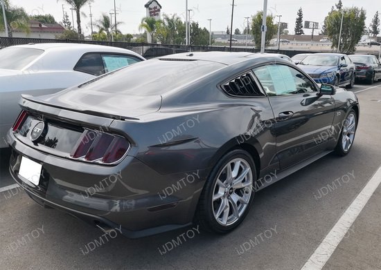 Racing Style Rear Side Window Vent Louvers For 2015-up ...