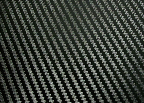 JDM High Quality 24" x 60" Dry Black Self Adhesive 3D Twill-Weave Carbon Fiber Style Vinyl Sheet