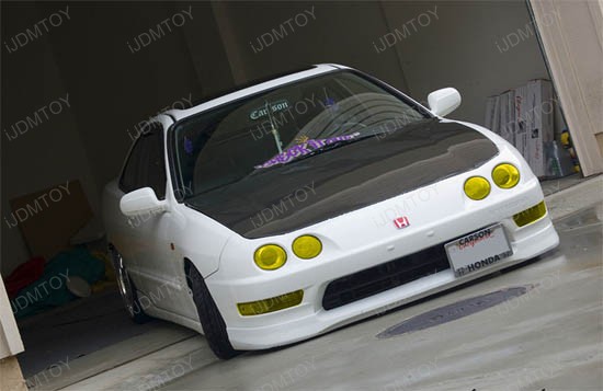 JDM Yellow Headlights Fog Lights Vinyl