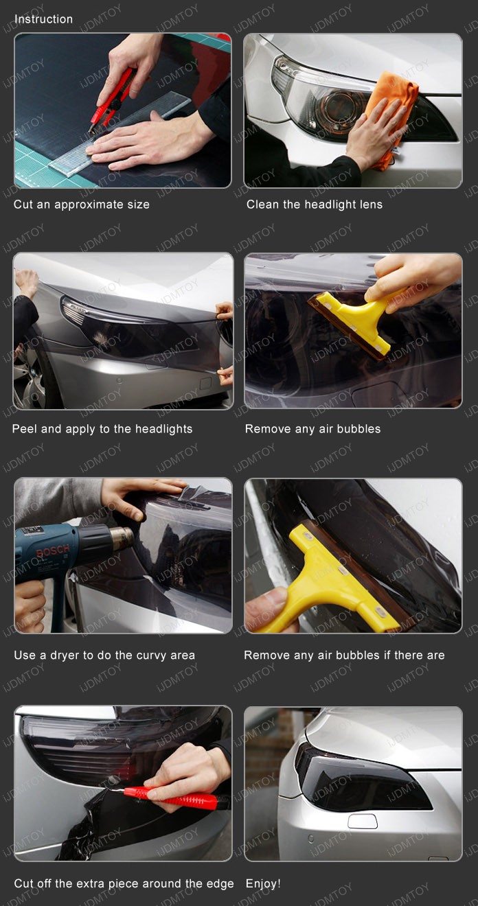 How to Blacken Headlights 