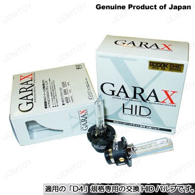 JDM 6000K 8000K 10000K 12000K Garax D4S or D4R HID Xenon Upgrade Bulbs