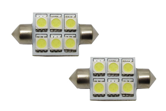 6-SMD 5050 D36mm 6411 6418 LED Bulbs